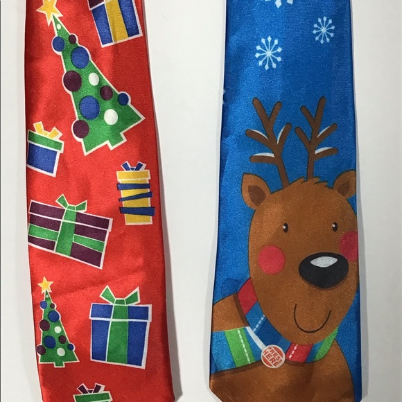 Bundle of Christmas Holiday Ties - Picture 1 of 5